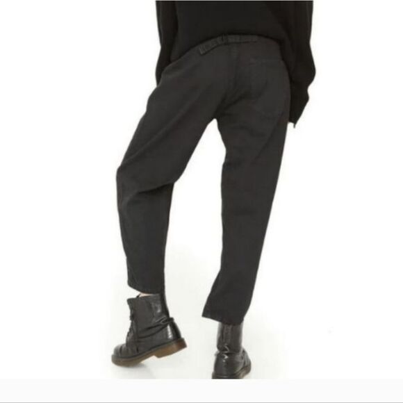 Free People -157 Sandrine Rose Relaxed Fit Ankle Jeans in French Worker Size 29 - Picture 5 of 12